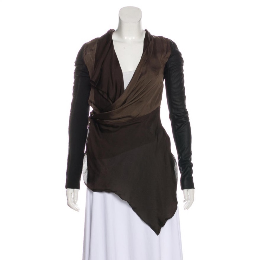 Rick Owens Wrap Cardigan Jacket